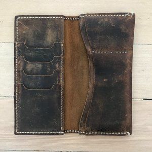 Unisex minimalist leather wallet